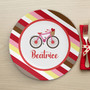 A Lovely Girl Ride Kids Plates