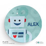 My Own Robot Kids Plates