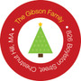 Three Xmas Trees Christmas Address Labels