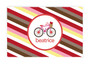 A Lovely Girl Ride Kids Placemat