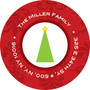 Holiday Wall Paper Art Christmas Address Labels