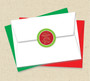 Xmas Message Christmas Address Labels