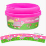 Turtle And Happy Bird Toddler Snackbowls