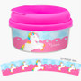 Cute Rainbow Pony Snackbowls For Toddlers