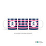 Let's Sail Pink Custom Plate for Girls