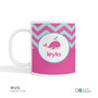 Sweet Pink Whale Custom Plate for Girls