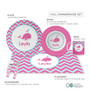 Sweet Pink Whale Custom Plate for Girls