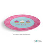 Three Sweet Cupcakes Custom Plate for Girls
