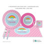 A Rainbow In The Sky Custom Plate for Girls