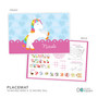 Cute Rainbow Pony Custom Plate for Girls