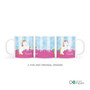 Cute Rainbow Pony Custom Plate for Girls