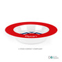 Chevron Navy And Red Kids Plates