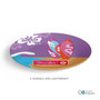 Surfing The Waves Custom Plate for Girls