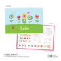 Spring Blooms Custom Plate for Girls