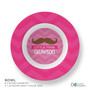 Little Miss Mustache Custom Plate for Girls