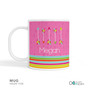 Colorful Arrows Custom Plate for Girls