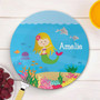 Sweet Mermaid Custom Plate for Girls