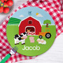 A Day In The Farm Kids Plates