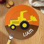 Fun Tractor Kids Plate