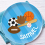 Sports Fan Personalized Melamine Plates