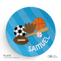 Sports Fan Kids Plate