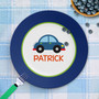 Cute Little Car Kids Plate
