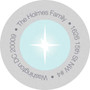Layered Three Kings Blue Christmas Address Labels