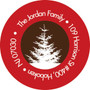 Xmas Hapinness Christmas Address Labels