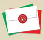 Wreath Of Peace Christmas Address Labels