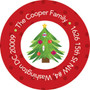 Joyful Christmas Tree Christmas Address Labels