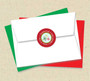 Merry Mod Stars Christmas Address Labels
