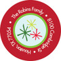 Merry Mod Stars Christmas Address Labels
