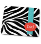 Black & Orange Zebralicious Mouse Pad