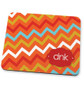 Simply orange chevrons Mouse Pad