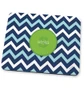 Mod blue chevrons Mouse Pad
