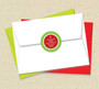 Hohoho Santa Red Christmas Address Labels