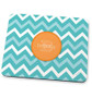 Mod aqua chevrons Mouse Pad