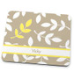 Leafy Bunch Yellow Mouse Pad
