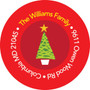 Xmas Modern Tree Christmas Address Labels