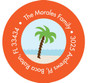 Tropical Wishes Christmas Address Labels