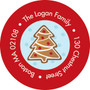 Yummy Xmas Cookies Christmas Address Labels