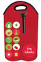 Christmas Symbols Wine Tote