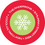 Snowflake Wallpaper Christmas Address Labels
