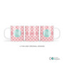 Pretty Pink Quatrefoil Custom Plate for Girls