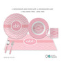 Initials On Chevron Custom Plate for Girls
