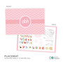 Initials On Chevron Custom Plate for Girls