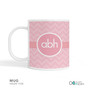 Initials On Chevron Custom Plate for Girls