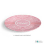 Pink Sweet Damask Custom Plate for Girls