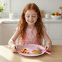 Pink Sweet Damask Custom Plate for Girls