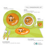 Cute Baby Monkey Kids Plate